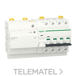 Dispositivo de protección sobretensiones ACTI9 Combi SPU 3P+N 40A con referencia A9L20740 de la marca SCHNEIDER ELECTRIC.