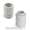 Racor roscado libre de halógenos M25 IP67 gris con referencia 243.2500.0 de la marca GAESTOPAS.