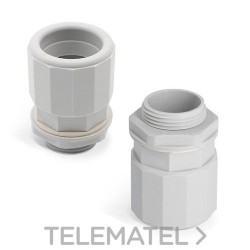 Racor roscado libre de halógenos M40 IP67 gris con referencia 243.4000.0 de la marca GAESTOPAS.