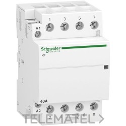 Contactor ICT 40A 4 NA 230/240V CA con referencia A9C20844 de la marca SCHNEIDER ELECTRIC.