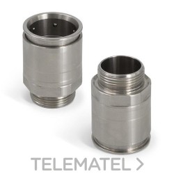 Racor acoplamiento rápido M32x1,5 acero inoxidable con referencia 6111-32X de la marca GAESTOPAS.