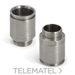 Racor acoplamiento rápido M40x1,5 acero inoxidable con referencia 6111-40X de la marca GAESTOPAS.