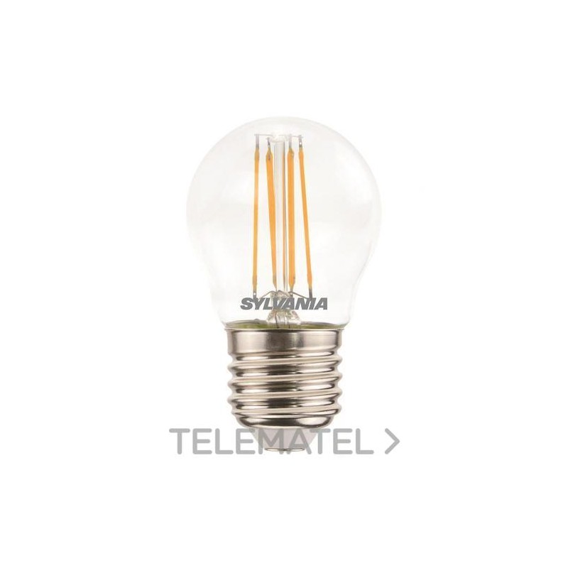 Lámpara ToLEDo RT Ball V5 CL 470LM 827 E27 SL 4,5W con referencia 0029503 de la marca SYLVANIA.