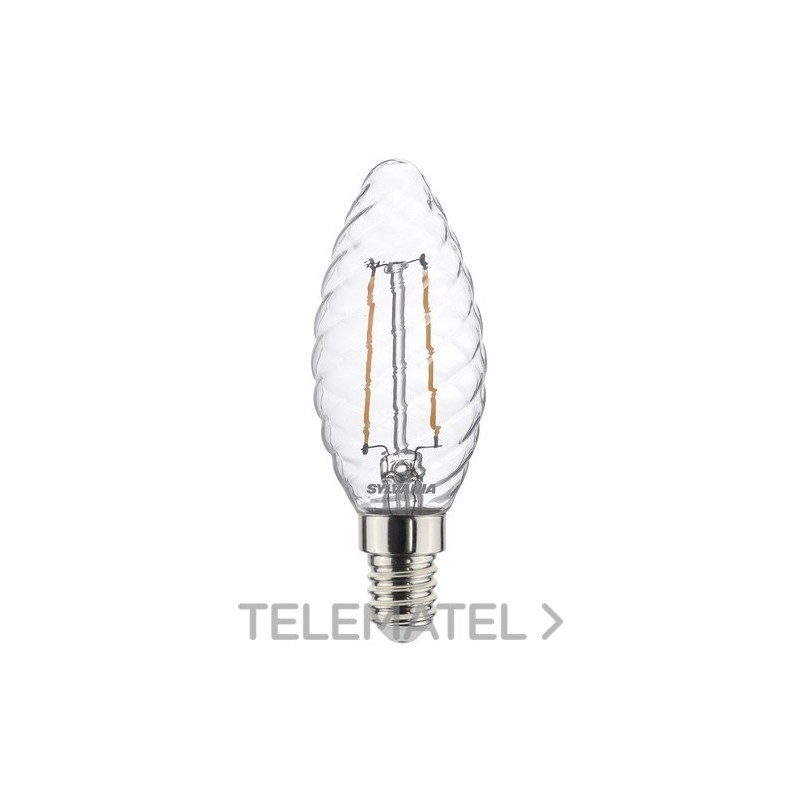 Lámpara ToLEDo RT Candle TW V5 CL 250LM 827 E14 SL 2,5W con referencia 0029486 de la marca SYLVANIA.