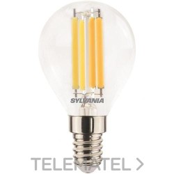 Lámpara ToLEDo RT Ball V5 CL 806LM 827 E14 SL 6W con referencia 0029533 de la marca SYLVANIA.