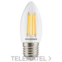 Lámpara ToLEDo RT Candle V5 CL 806LM 827 E27 SL 6W con referencia 0029480 de la marca SYLVANIA.