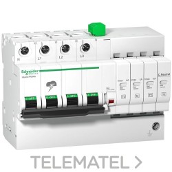 Limitador sobretensión QUICK PRD40R 3P+N con referencia A9L16294 de la marca SCHNEIDER ELECTRIC.