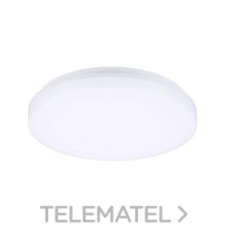 Luminaria redonda de techo/pared START superficie SLIM IP54 2500lm 2CCT D WH con referencia 0043512 de la marca SYLVANIA.