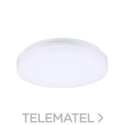 Luminaria redonda de techo/pared START superficie SLIM IP54 1900lm 2CCT D WH con referencia 0043511 de la marca SYLVANIA.