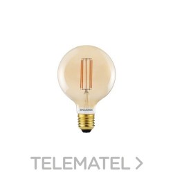 Lámpara LED ToLEDo Vintage G125 7W 640lm 820 E27 regulable con referencia 0030155 de la marca SYLVANIA.