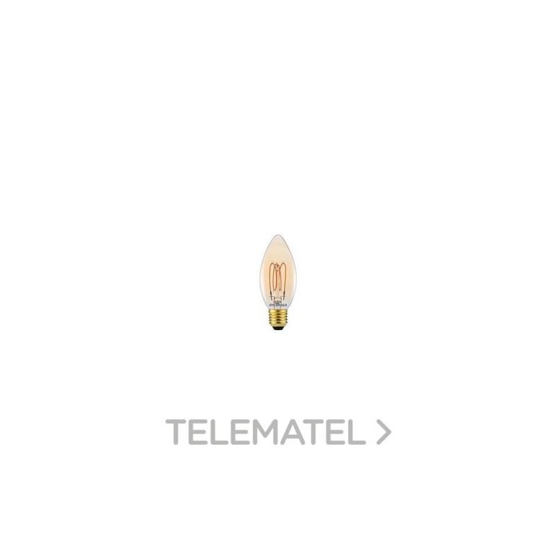 Lámpara LED ToLEDo Vintage Vela 3,5W 250lm 820 E14 regulable con referencia 0030150 de la marca SYLVANIA.