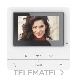 Monitor manos libres CLASSE 100 básico 2 hilos TG/2H-M.LIBRES C100V16B con referencia 374511 de la marca TEGUI.
