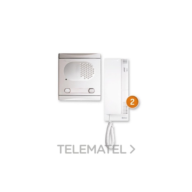 Kit audio 4220/AL 2 viviendas con referencia 11284220B de la marca GOLMAR.