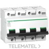 Interruptor automático magnetotérmico C120N 4P 100A curva-C con referencia A9N18374 de la marca SCHNEIDER ELECTRIC.