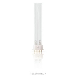 Lámpara germicida baja presión TUV PL-S 9W/4 polos con referencia 71083380 de la marca PHILIPS.