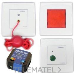 Kit señalización acústica luminosa marcos + tapa con referencia PH6081 de la marca SONELCO.