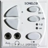 Mando amplificado configurable 2 canales estéreo, 2 canales mono o 1 canal estéreo + recepción de avisos potencia de 3+3W 4Oh