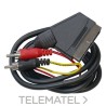 Prolongador A/V EURO-2RCA con referencia 4377 de la marca TELEVES.