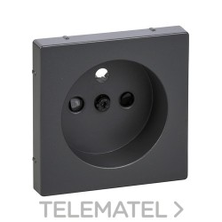 Tapa 2P+TTF protección infantil antracita con referencia MTN2530-0414 de la marca SCHNEIDER ELECTRIC.