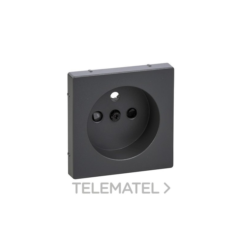 Tapa 2P+TTF protección infantil antracita con referencia MTN2530-0414 de la marca SCHNEIDER ELECTRIC.