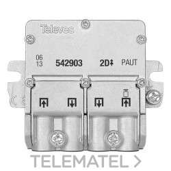 Mini PAU 5 2400MHz Easyf 2D 4,5/4,3dB con referencia 542903 de la marca TELEVES.