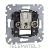 Toma R/TV-SAT Serie final con referencia MTN299202 de la marca SCHNEIDER ELECTRIC.