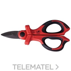 Tijera para electricista especial VDE 160mm 70mm2 1000V con referencia 200201 de la marca HAUPA.