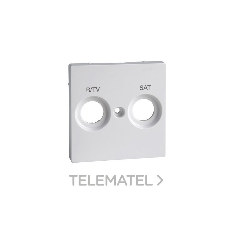 Tapa R/TV-SAT ELEGANCE blanco activo con referencia MTN299825 de la marca SCHNEIDER ELECTRIC.