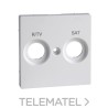 Tapa R/TV-SAT ELEGANCE blanco activo con referencia MTN299825 de la marca SCHNEIDER ELECTRIC.