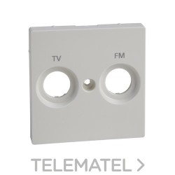Tapa TV/FM ELEGANCE/AQUADESIGN blanco con referencia MTN299919 de la marca SCHNEIDER ELECTRIC.