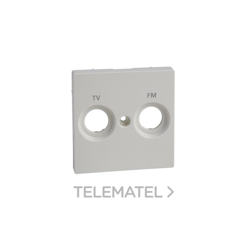 Tapa TV/FM ELEGANCE/AQUADESIGN blanco con referencia MTN299919 de la marca SCHNEIDER ELECTRIC.