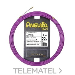 Pasacables ANGUILA MAX 4mm acero / nylon 22m lila con referencia 65040022 de la marca ANGUILA.