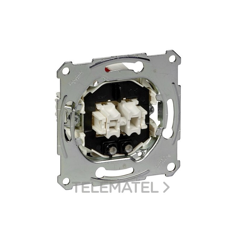 Interruptor doble 10A 250V piloto localizador con referencia MTN3135-0000 de la marca SCHNEIDER ELECTRIC.