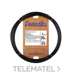 Pasacables intercambiable nylon 3mm 30m negro con referencia 12103030 de la marca ANGUILA.