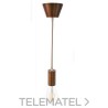 Lámpara colgante 60W aluminio cobre con referencia 987706 de la marca LAES.