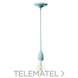 Lámpara colgante 60W cerámico blanco con referencia 987737 de la marca LAES.