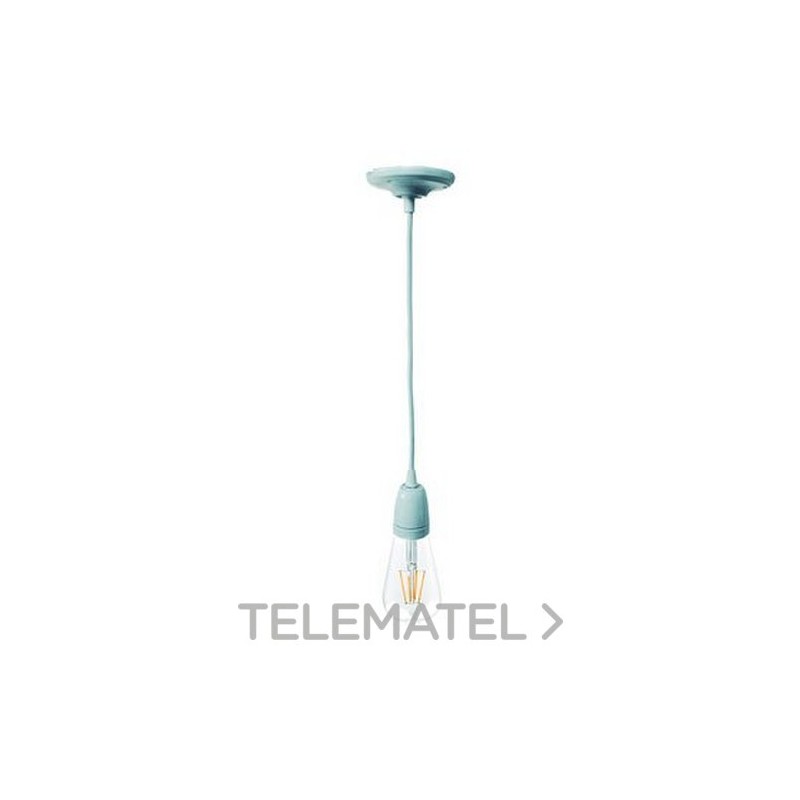 Lámpara colgante 60W cerámico blanco con referencia 987737 de la marca LAES.