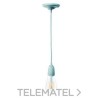 Lámpara colgante 60W cerámico blanco con referencia 987737 de la marca LAES.