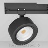 Foco carril LED Saturn 80mm negro 3000K 20W 5Y con referencia 997989 de la marca LAES.