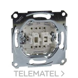 PULSADOR DOBLE 10A 250V con referencia MTN3155-0000 de la marca SCHNEIDER ELEC.