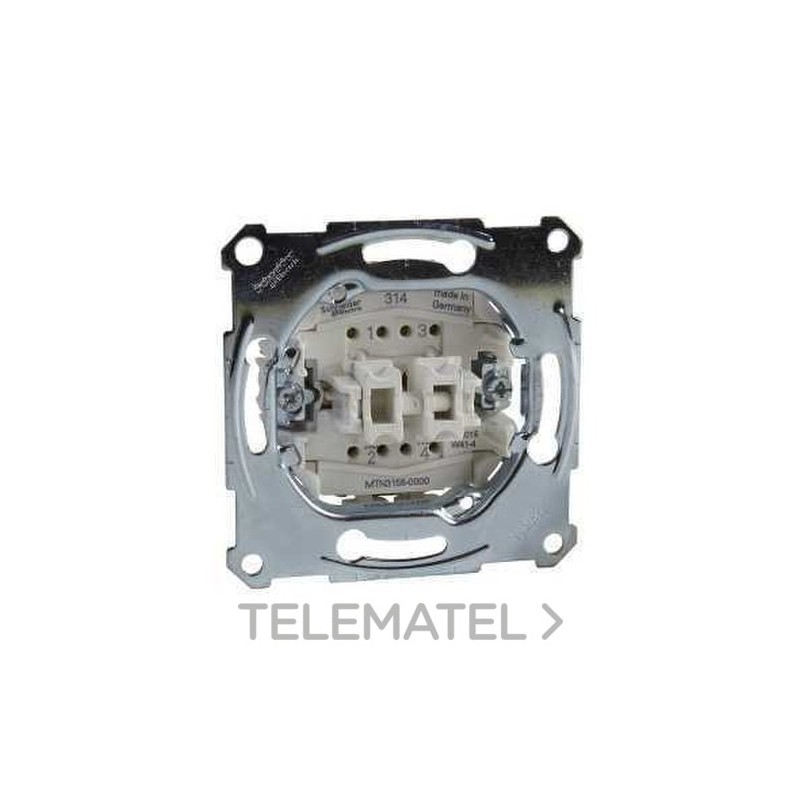 PULSADOR DOBLE 10A 250V con referencia MTN3155-0000 de la marca SCHNEIDER ELEC.