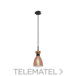 Luminaria colgante retro 1xE14 20W cobre con referencia 20046 de la marca FARO.