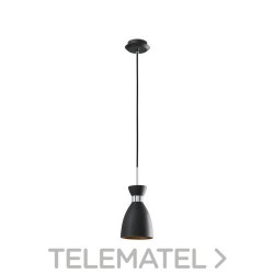 Luminaria colgante retro 1xE14 20W negro/rojo con referencia 20050 de la marca FARO.