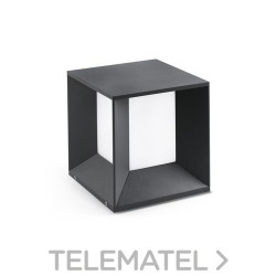 Luminaria sobremuro MILA LED 18W 4000K gris oscuro con referencia 70771 de la marca FARO.