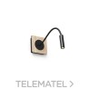 Aplique MOOD lector 2W 3000K negro/madera con referencia 20060 de la marca FARO.