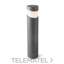 Baliza cemento BLOCK 1xE27 15W gris con referencia 74142 de la marca FARO.