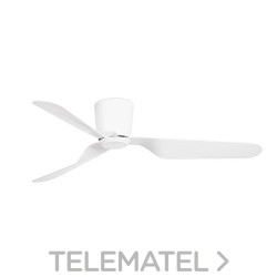 Ventilador PEMBA diámetro 1320mm blanco 3 palas con referencia 33471N de la marca FARO.
