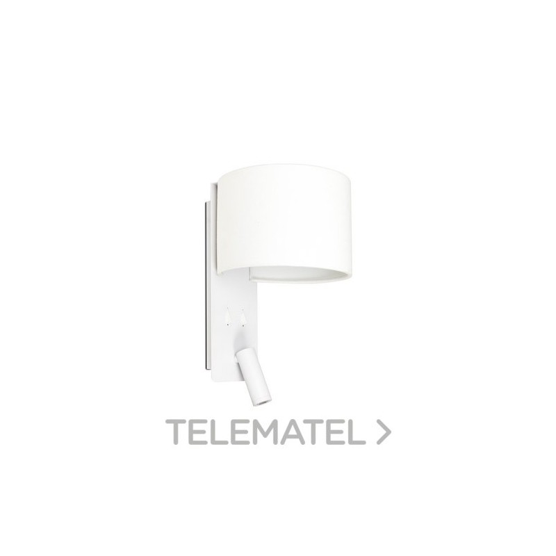 Aplique FOLD blanco 1xE27 con lector LED 3W con referencia 64304 de la marca FARO.