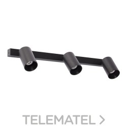 Aplique STAN orientable negro 3xGU10 con referencia 43745 de la marca FARO.