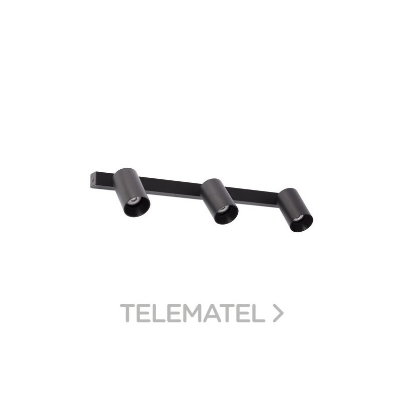 Aplique STAN orientable negro 3xGU10 con referencia 43745 de la marca FARO.